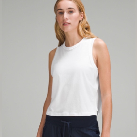 lululemon athletica Tops - LULULEMON Classic-fit cotton-blend tank